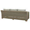 image cut out on white background of rattan 3 seater sofa