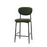 Logan Bar stool pair in green