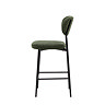 Logan Bar stool pair in green