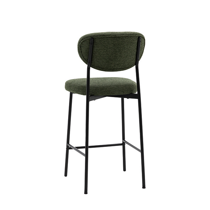 Logan Bar stool pair in green