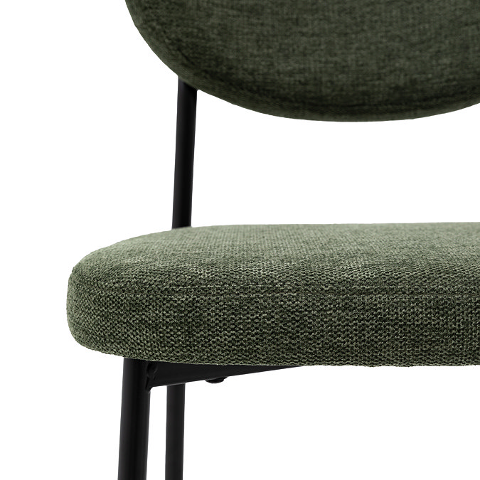 Logan Bar stool pair in green