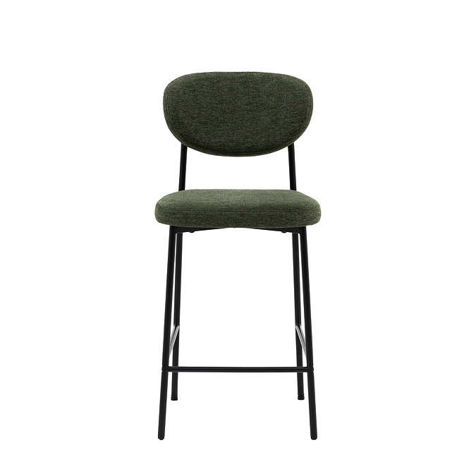 Logan Bar stool pair in green