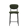 Logan Bar stool pair in green