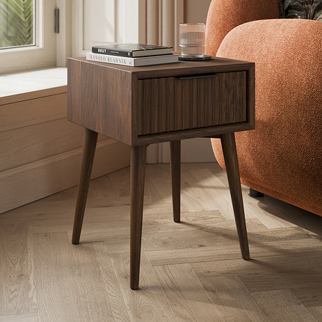 Lombok Wooden Side Table - Coffee main image