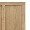 Longton Panelled 2 door cocktail cabinet in smoked oak image 3