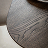 Small wooden dining table lostock close up