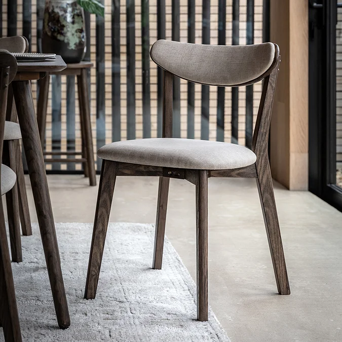 Lostock Wooden Dining Chair Pair 4