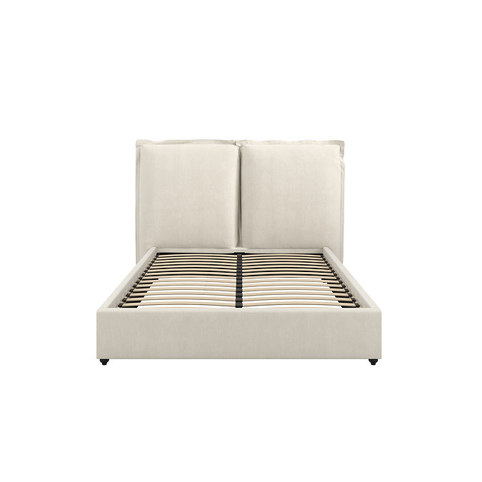Lucca Linen Blend Pillow Bed - Ivory carousel image