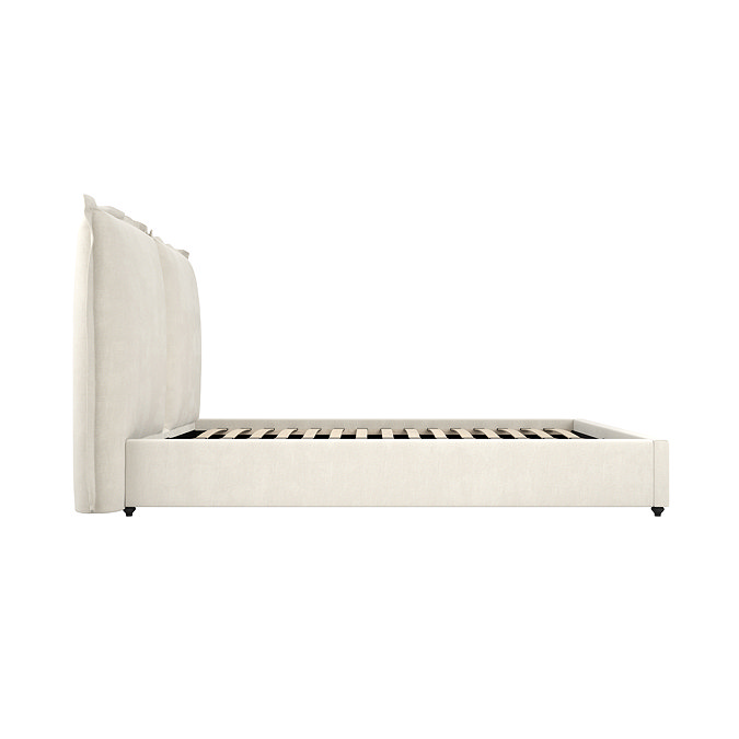 Lucca Linen Blend Pillow Bed - Ivory carousel image