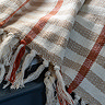 Lumi Grid Woven throw