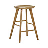 cut out image of oak barstool