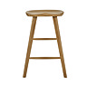 side on image cut out of oak barstool