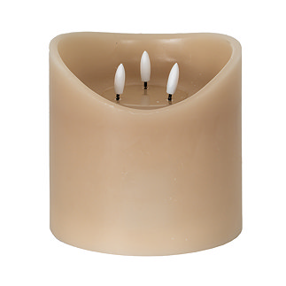 Natural Glow Melted 3 wick candle image 1