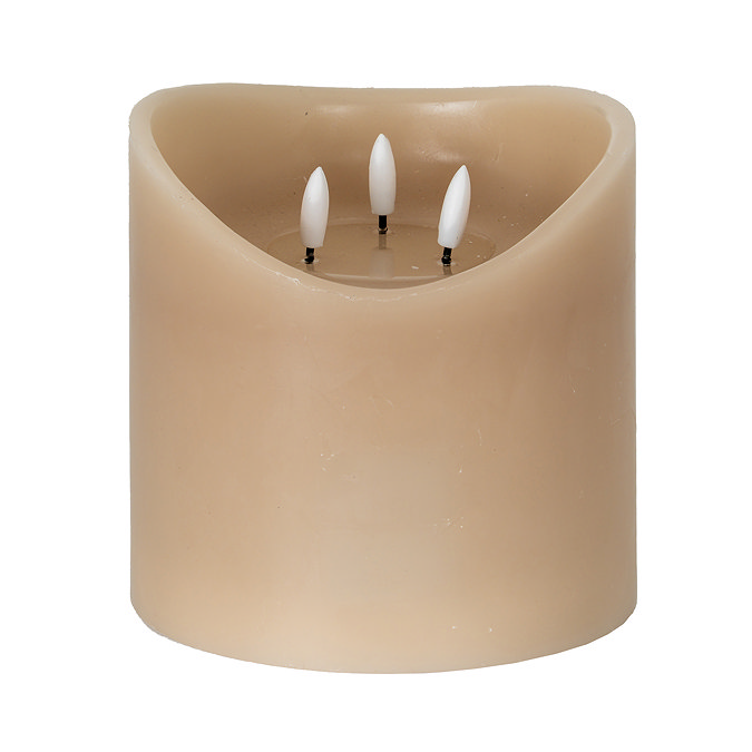 Natural Glow Melted 3 wick candle image 1