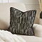 Ada black 43x43cm cushion on settee image 1