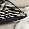 Ada black 55x55 cushion close up image2