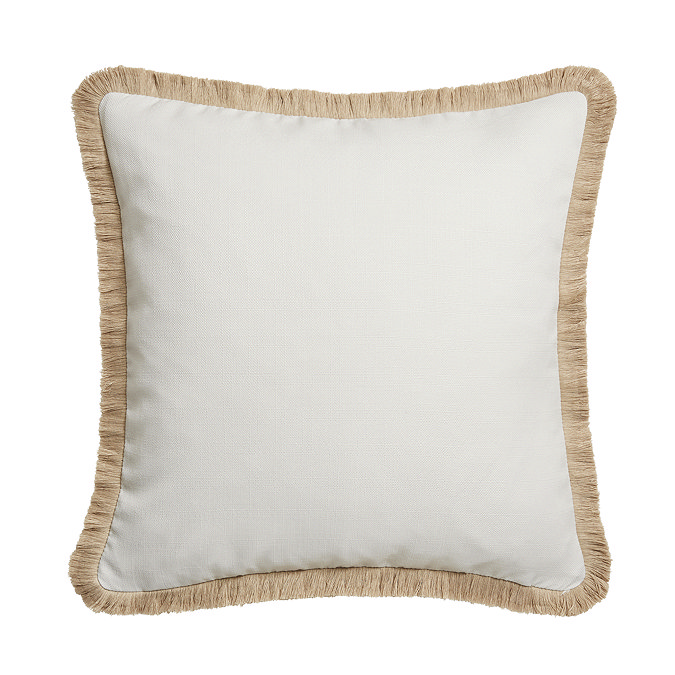 Alessia Fringed Natural cushion 55x55 product image 2