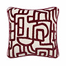 Arabella 43x43cm_Sage_M01 Burgundy