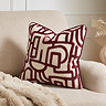 Arabella 43x43cm_Sage_M01 Burgundy
