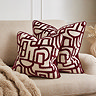 Arabella 55x55cm_Sage_M01 Burgundy