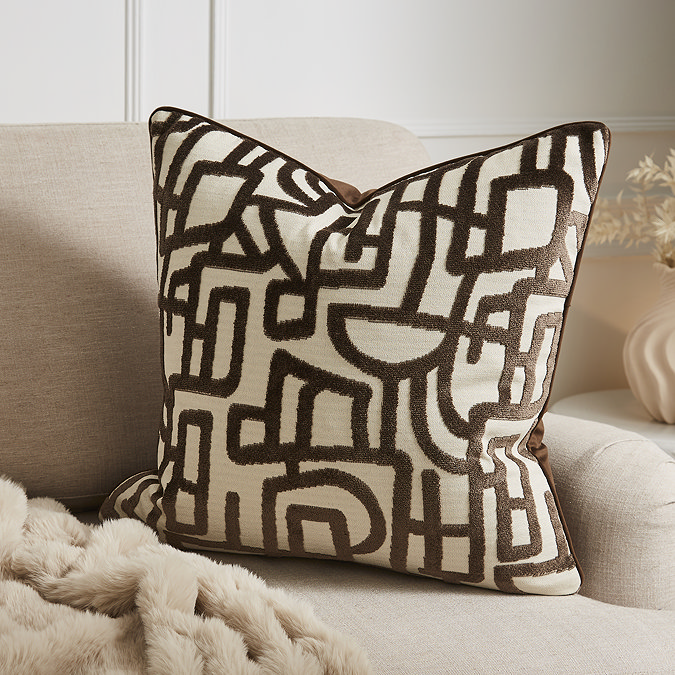 arabella brown cushion image 1