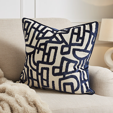 Arabella 55x55 in navy front image 3