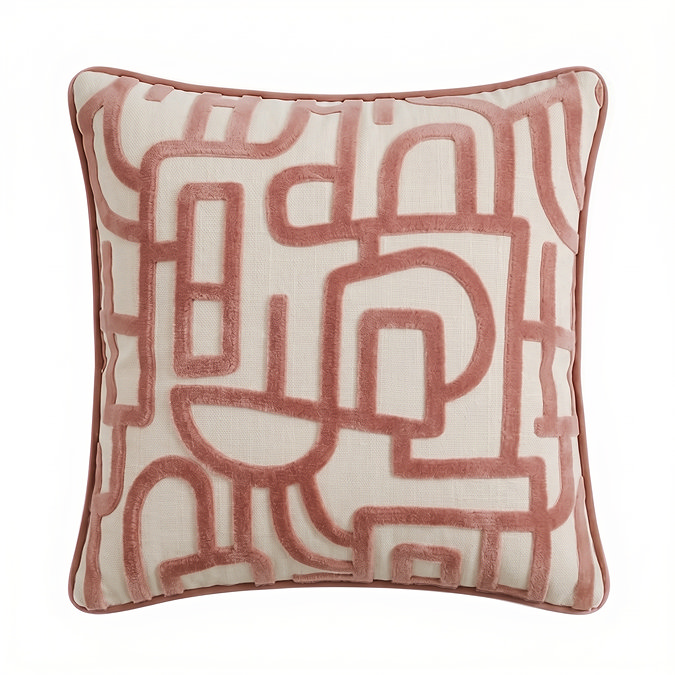 Arabella luxury cushion rose image
