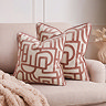 Arabella luxury cushion rose image