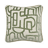 Arabella sage cushion front image 2
