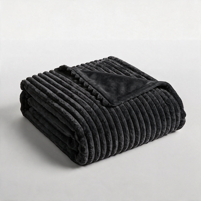 Asha Black Throw Image