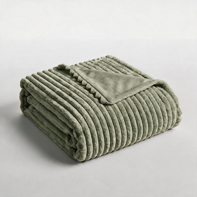 Asha Olive Throw image