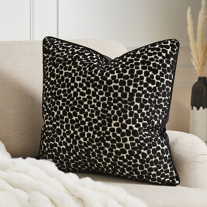 Audrey 55x55cm cushion in black image