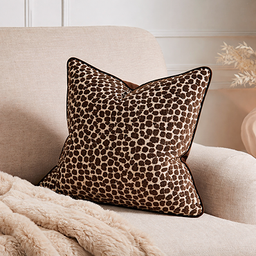 Brown Pattern Cushion