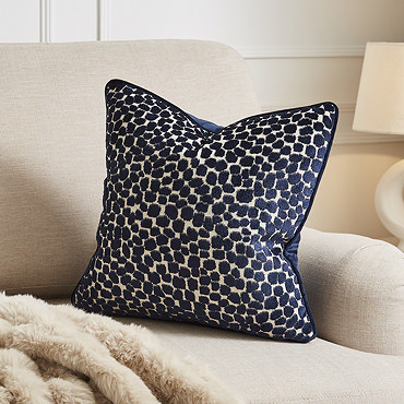 Audrey 43x43 navy cushion product front image 3