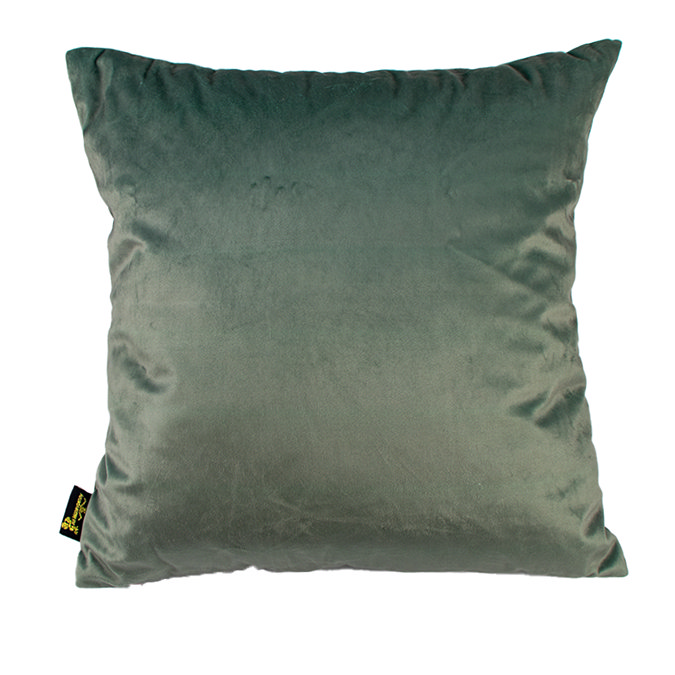 Sage Velvet Bow Reverse