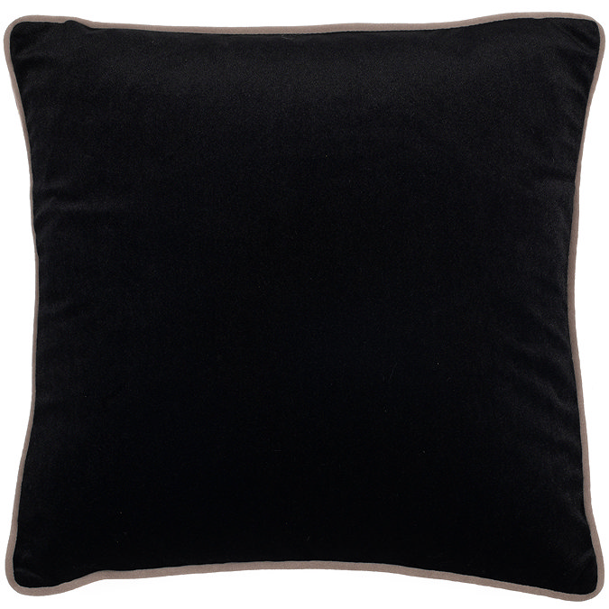 Camille Double Sided Cushion Black