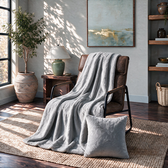 Cassidy Grey Throw