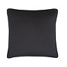 luxury geo 43x43cm black cushion back image 4