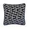 Geo navy 43x43 cushion front image 2