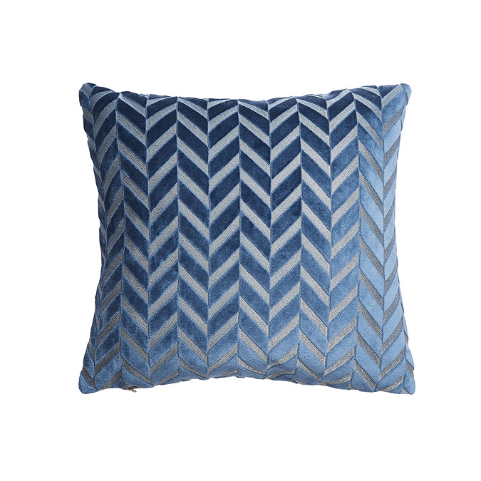 Blue Geo cushion product image 3