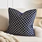 Honeycomb navy 55x55 cushion image 1