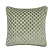 Honeycomb 55x55 sage cushion front image 3