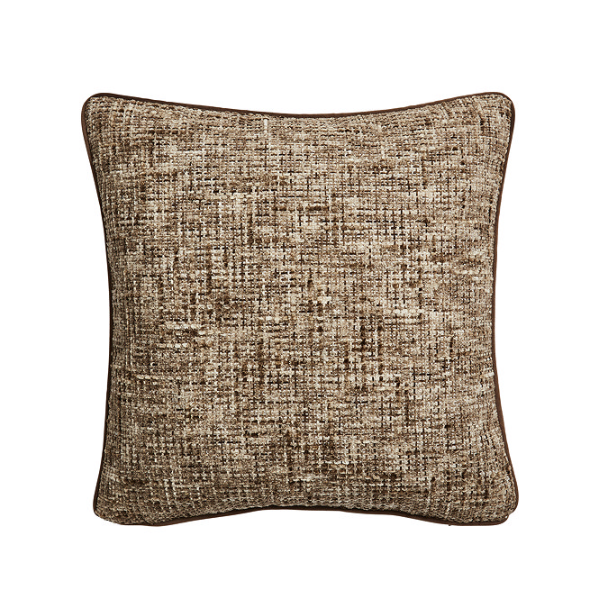 Isabella textured slub in chocolate 