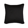 Sofia piped black 43x43cm cushion back image 3