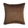 Sofia piped chocolate 55x55cm cushion in chocolate image 2
