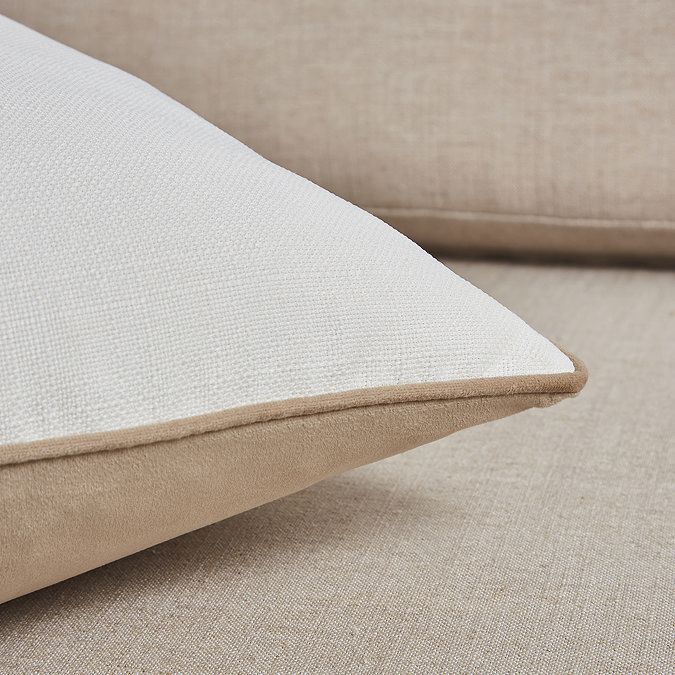 Sofia 55x55 in taupe cushion image 4