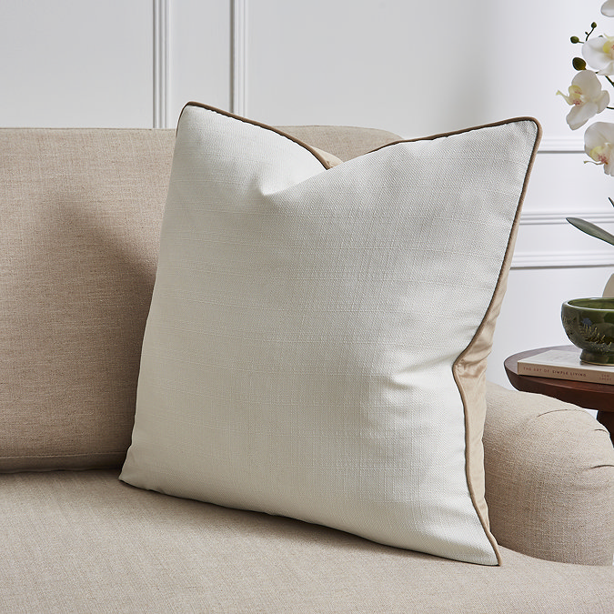 Sofia 55x55 in taupe cushion
