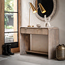 image of mango wood console table