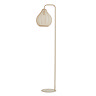 cut out image of cream floor lamp with flower inspired shade