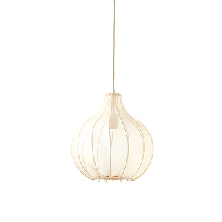 cut out of large sheer flower inspired pendant light